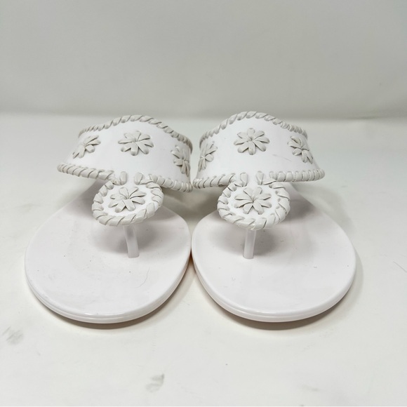 Jack Rogers White Floral Sandals - Picture 4 of 8